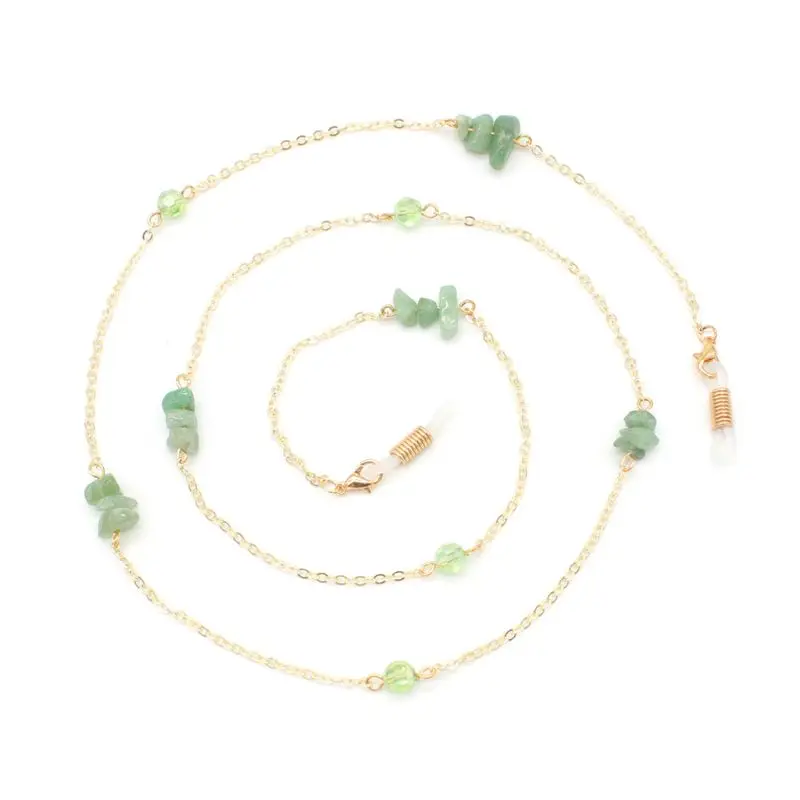 Light Luxury Gold Eyeglass Chain Sunglasses Lanyard Adjustable Neck Strap Cord Eyeglass Chain Neck Holder Women Green Stones
Light Luxury Gold Eyeglass Chain Sunglasses Lanyard Adjustable Neck Strap Cord Eyeglass Chain Neck Holder Women Green Stones