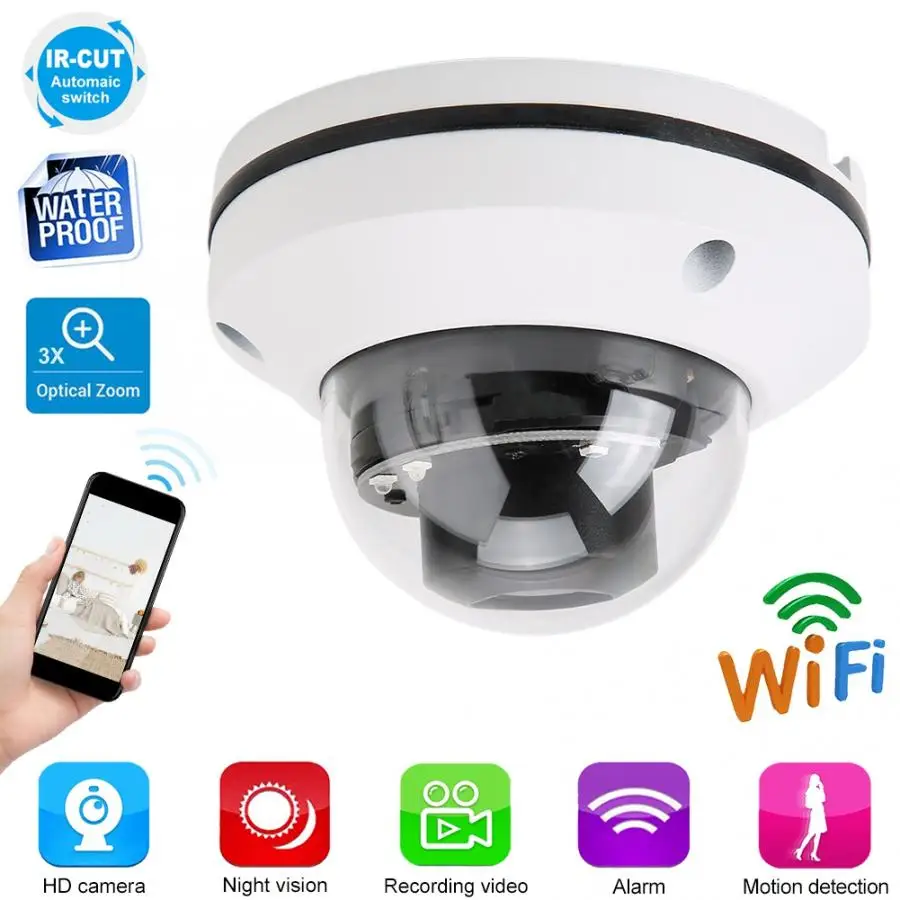 camaras de seguridad 2 Inch Outdoor Waterproof IR Night Vision 3X Optical Zoom Dome Network Camera
camaras de seguridad 2 Inch Outdoor Waterproof IR Night Vision 3X Optical Zoom Dome Network Camera