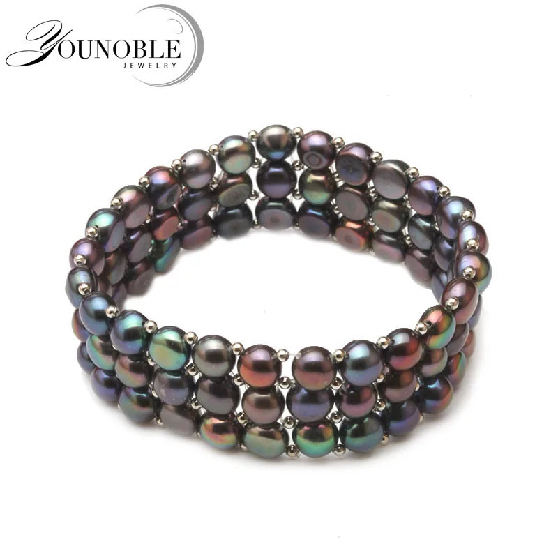 Real Multilayer Natural Freshwater Pearl Bracelet Jewelry, wedding trendy colorful girl 3 rows adjustable bracelet women gift
Real Multilayer Natural Freshwater Pearl Bracelet Jewelry, wedding trendy colorful girl 3 rows adjustable bracelet women gift