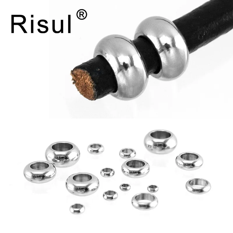 Risul flat oblate bracelet Round Rope Spacer Beads Bracelet Bead 8/9/10/11/12mm bigger loop hole stainless steel wholesale bead
Risul flat oblate bracelet Round Rope Spacer Beads Bracelet Bead 8/9/10/11/12mm bigger loop hole stainless steel wholesale bead
