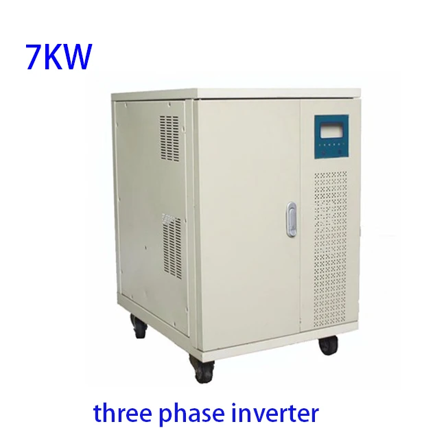 7KW three phase inverter Grid Off Inverter 48VDC/96VDC/192VDC , 380VAC Input with UPS for solar power system home shows
7KW three phase inverter Grid Off Inverter 48VDC/96VDC/192VDC , 380VAC Input with UPS for solar power system home shows