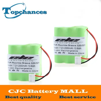 2x High Quality 7.2V Ni-MH Battery For iRobot Braava 320 321/Mint 4200 4205 Floor Cleaner Robot 4408927 7.2 Volt
2x High Quality 7.2V Ni-MH Battery For iRobot Braava 320 321/Mint 4200 4205 Floor Cleaner Robot 4408927 7.2 Volt