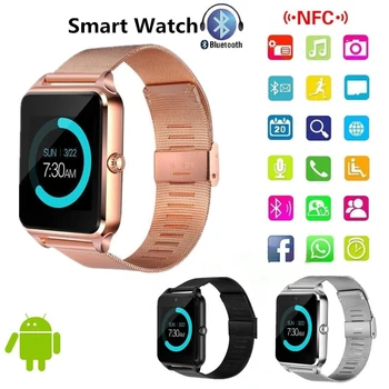 NEW Metal Strap Bluetooth Smart Watch Phone Pedometer Sedentary Remind Sleep Monitor Remote Camera for Android
NEW Metal Strap Bluetooth Smart Watch Phone Pedometer Sedentary Remind Sleep Monitor Remote Camera for Android