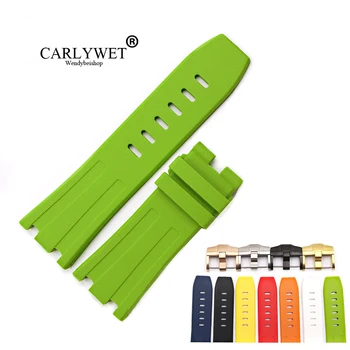 CARLYWET 28mm Wholesale Waterproof Silicone Rubber Replacement Wrist Watchband Strap Belt With Buckle For ROYAL OAK OFFSHORE
CARLYWET 28mm Wholesale Waterproof Silicone Rubber Replacement Wrist Watchband Strap Belt With Buckle For ROYAL OAK OFFSHORE