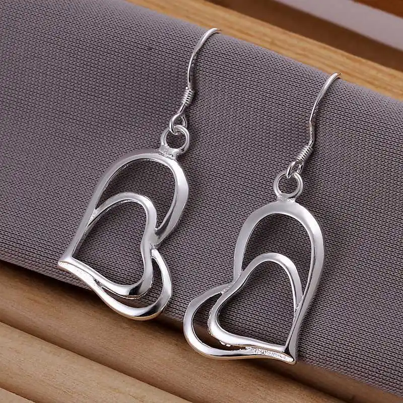 silver plated Earrings ornaments For women Double Heart Earrings Jewellery mens ,Wholesale&Free shipping, SMTE165
silver plated Earrings ornaments For women Double Heart Earrings Jewellery mens ,Wholesale&Free shipping, SMTE165