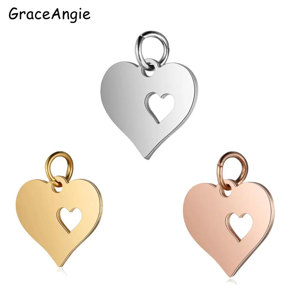 5PCS Man Jewelry Double heart pendant stainless steel Charm For Bracelet High Polished Heart Shape Pendant DIY Jewelry Findings
5PCS Man Jewelry Double heart pendant stainless steel Charm For Bracelet High Polished Heart Shape Pendant DIY Jewelry Findings