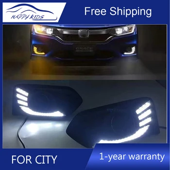 Car styling Drl For Honda City 2017-2018 drl with turn signal style relay waterproof 12V LED CAR DRL for New City drl fog lamp
Car styling Drl For Honda City 2017-2018 drl with turn signal style relay waterproof 12V LED CAR DRL for New City drl fog lamp