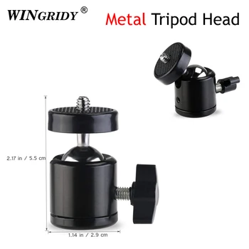 

WINGRIDY mini tripod ball head for Canon Nikon Sony DSLR Camera Camcorder DV Mini Tripod LED Light Flash Bracket with 1/4"