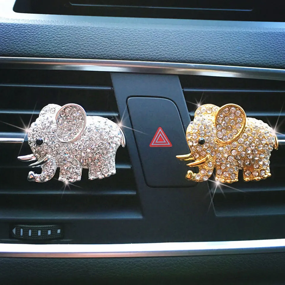 1PCS Bling Bling Car Accessories Clip Car Car Perfume Air Freshener In Car Ornaments Diamond Elephant Auto Interior Decor
1PCS Bling Bling Car Accessories Clip Car Car Perfume Air Freshener In Car Ornaments Diamond Elephant Auto Interior Decor