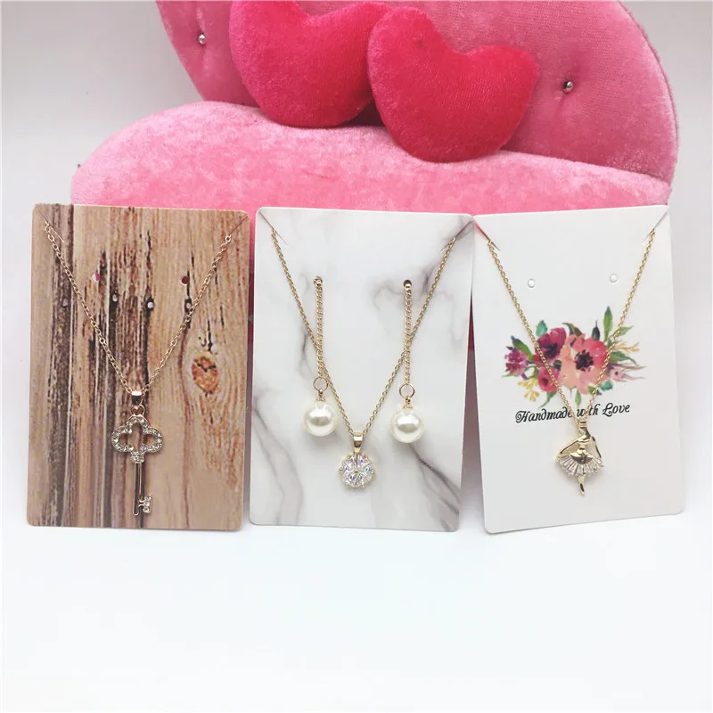 24Pcs 9*6cm Paper Jewelry Packing Cards Necklace Card Handmade Set Pendant Earring&Stud Ear Display Card
24Pcs 9*6cm Paper Jewelry Packing Cards Necklace Card Handmade Set Pendant Earring&Stud Ear Display Card
