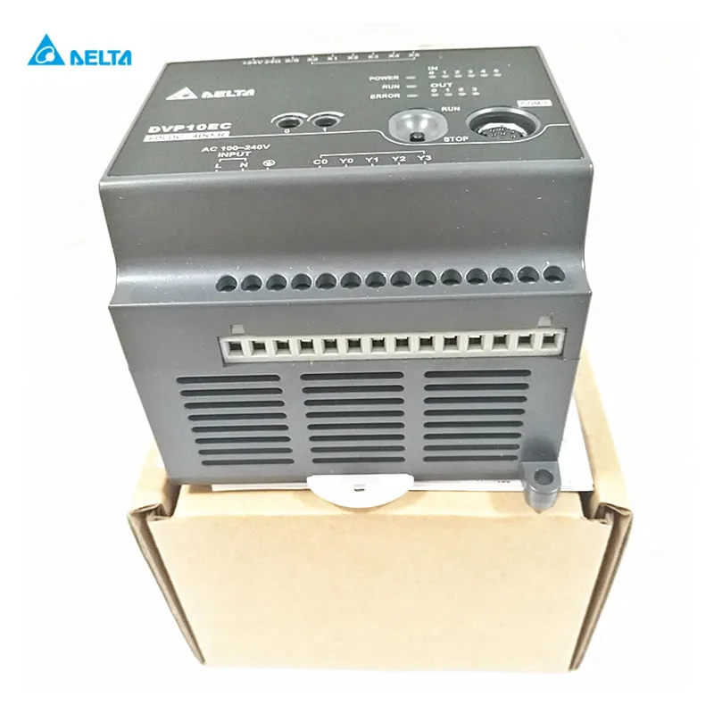 Оригинальный контроллер Delta PLC DVP10EC00R3 DVP10EC00T3 PLC EC3 серии 100-240VAC 6DI 4DO релейный выход в коробке
Оригинальный контроллер Delta PLC DVP10EC00R3 DVP10EC00T3 PLC EC3 серии 100-240VAC 6DI 4DO релейный выход в коробке
