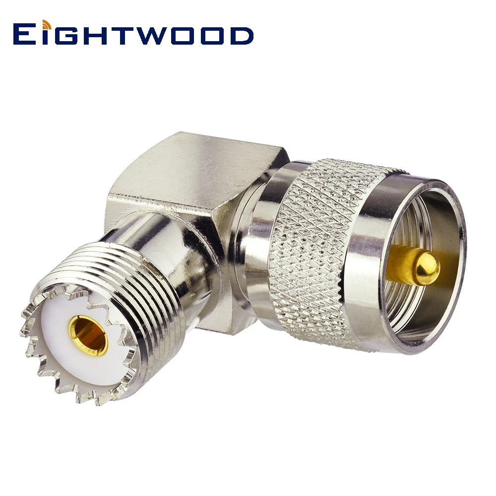 Автомобильный радиоприемник Eightwood 5 шт. антенный адаптер UHF Female SO239 SO-239 to Male pl259 PL-259