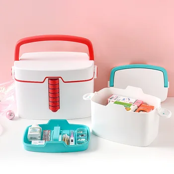 Medical Box Household Medicine Storage Box Multi-layer First Aid Kit Organizer with 7days Small Pill Boxes
Medical Box Household Medicine Storage Box Multi-layer First Aid Kit Organizer with 7days Small Pill Boxes