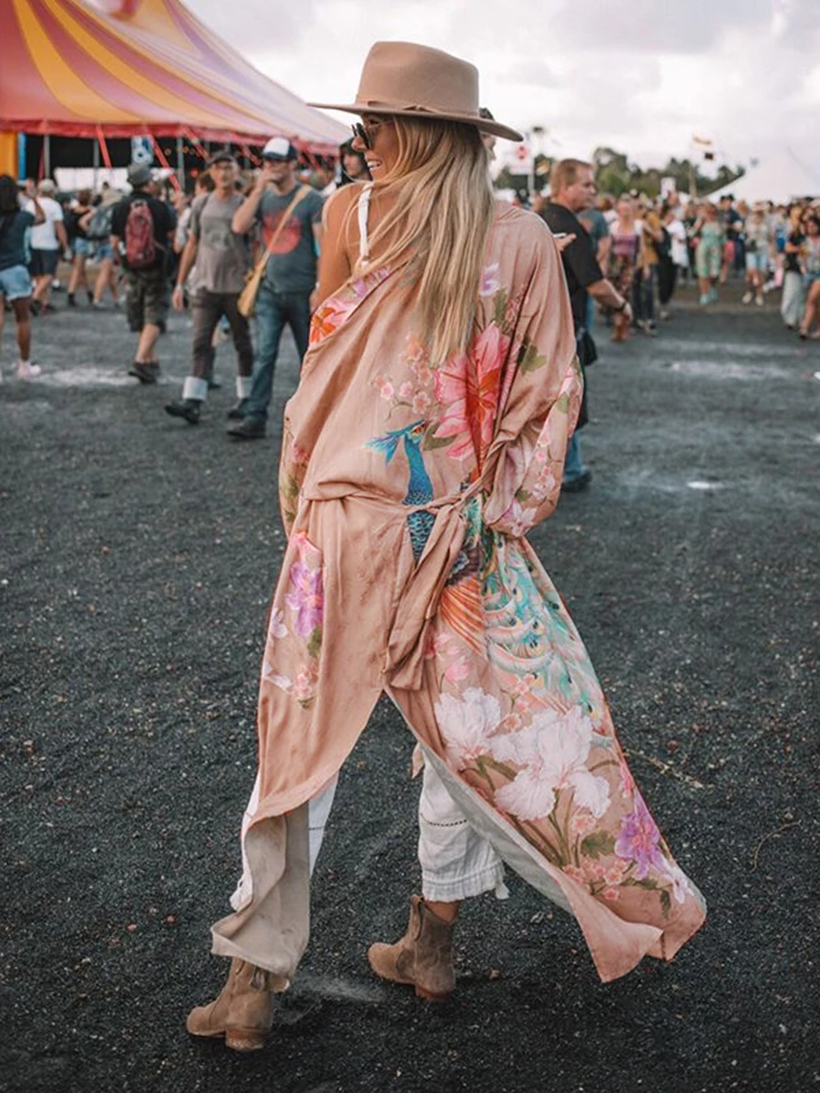 Waterfall Maxi Robe Kimono Women Summer Chic Floral Printed Vintage Long Jacket Cardigan 2019 Beach Boho Loose Clothes Cover Up
Waterfall Maxi Robe Kimono Women Summer Chic Floral Printed Vintage Long Jacket Cardigan 2019 Beach Boho Loose Clothes Cover Up