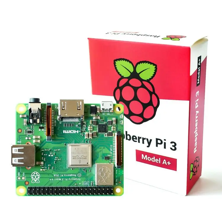 Raspberry Pi 3 Model A+ Plus Pi 3A+ with 2.4G & 5G WiFi 4.2 Bluetooth 4 core 1.4G CPU
Raspberry Pi 3 Model A+ Plus Pi 3A+ with 2.4G & 5G WiFi 4.2 Bluetooth 4 core 1.4G CPU