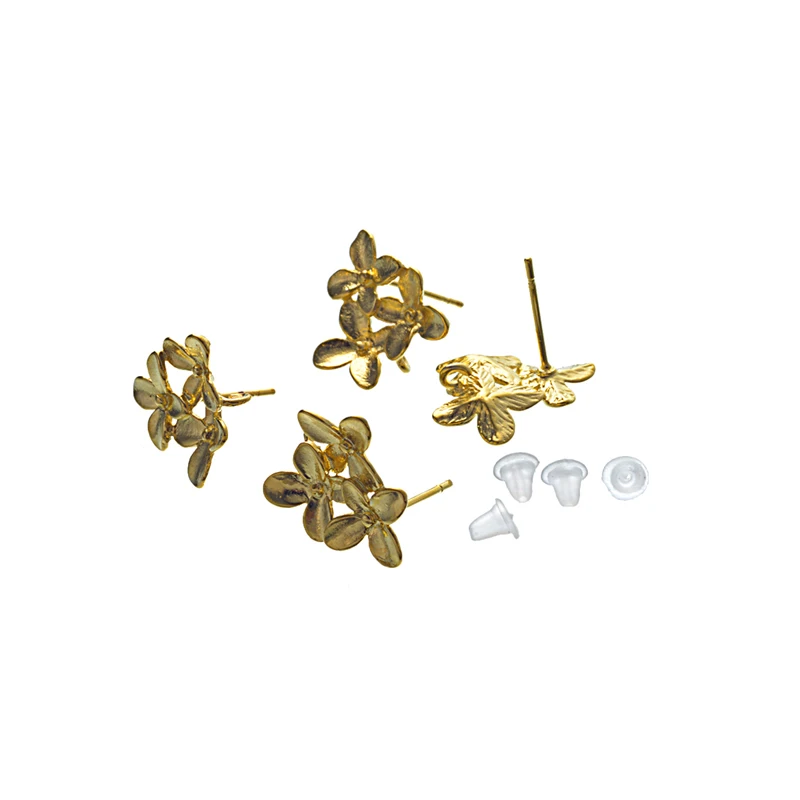 10PCs/5PCs Silver/Gold Clover Shape Stud Earring With Ear Plug And Hook For Women Fit Chams Earrings Accessories Jewelry Making
10PCs/5PCs Silver/Gold Clover Shape Stud Earring With Ear Plug And Hook For Women Fit Chams Earrings Accessories Jewelry Making
