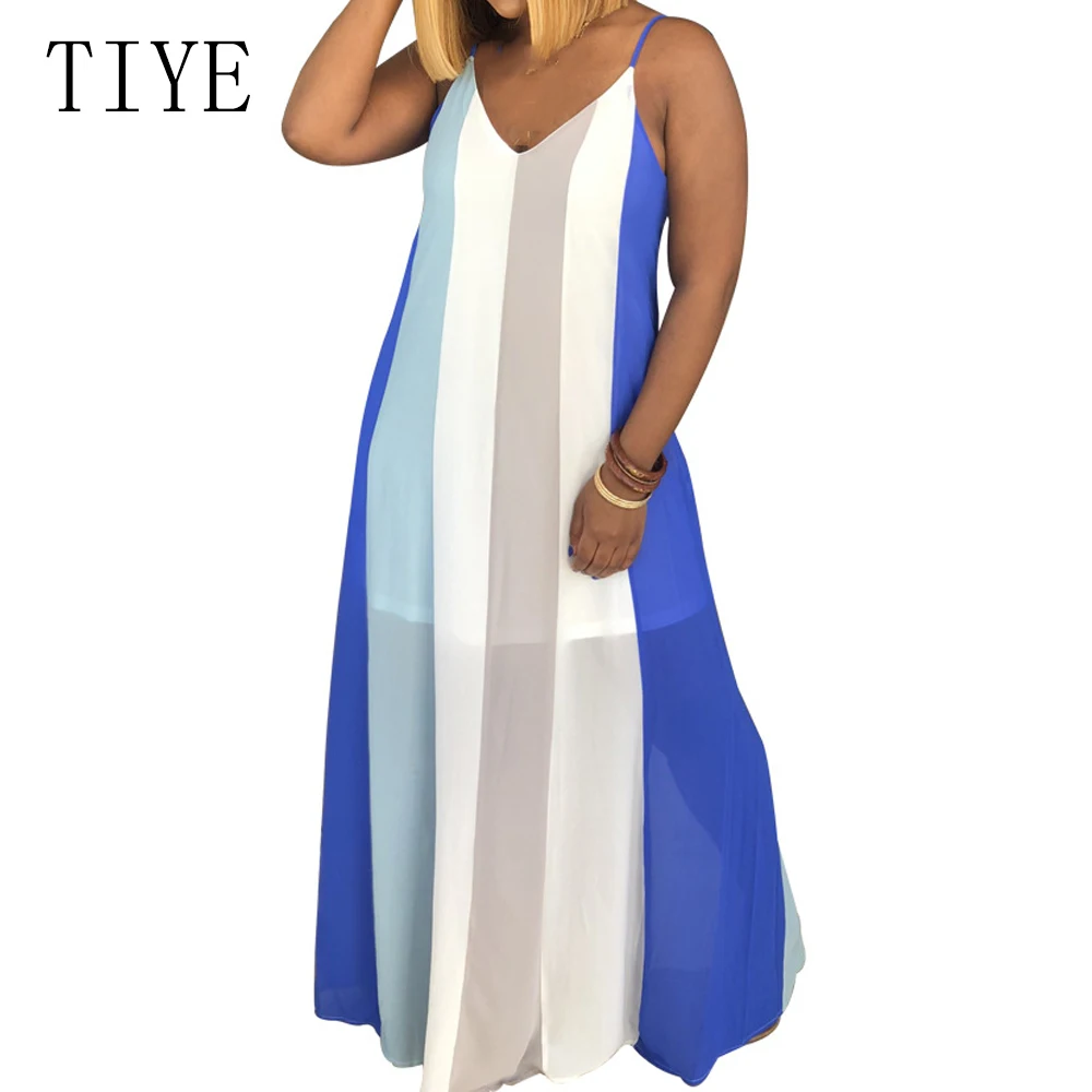 TIYE Women Fashion Striped Contrast Chiffon Sling Dress Female Off Shoulder V Neck Casual Loose Dress Summer Bohemian Beachwear
TIYE Women Fashion Striped Contrast Chiffon Sling Dress Female Off Shoulder V Neck Casual Loose Dress Summer Bohemian Beachwear