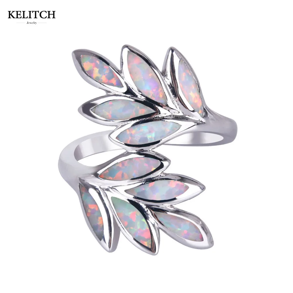 KELITCH Opal Rings Jewelry 1Pcs New Arrival Elegant Women's Attractive Fire Cloud Double leaves Opal Stone Rings For Engagement
KELITCH Opal Rings Jewelry 1Pcs New Arrival Elegant Women's Attractive Fire Cloud Double leaves Opal Stone Rings For Engagement