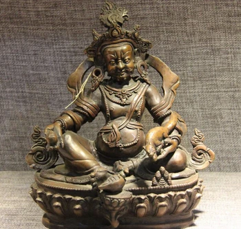 USPS to USA S0850 8 Tibet Buddhism Temple Copper BronzeYellow God Of Wealth Jambhala Buddha Statue
USPS to USA S0850 8 Tibet Buddhism Temple Copper BronzeYellow God Of Wealth Jambhala Buddha Statue