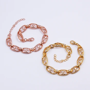 925 Sterling Silver Bracelet Gold/Rose Gold Fine Fashion Bead Bracelet Wholesale And Retail Chain Link Bracelet Free Shipping Id
925 Sterling Silver Bracelet Gold/Rose Gold Fine Fashion Bead Bracelet Wholesale And Retail Chain Link Bracelet Free Shipping Id