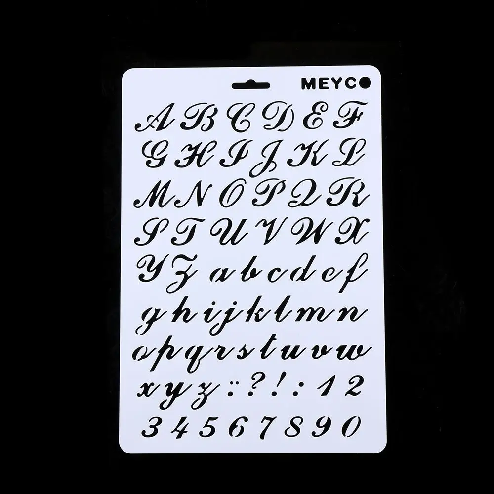 2017 Decorative Letter Alphabet Number Layering Stencils Painting Scrapbooking Masking Spray Paper Cards Craft Layering Stencils
2017 Decorative Letter Alphabet Number Layering Stencils Painting Scrapbooking Masking Spray Paper Cards Craft Layering Stencils