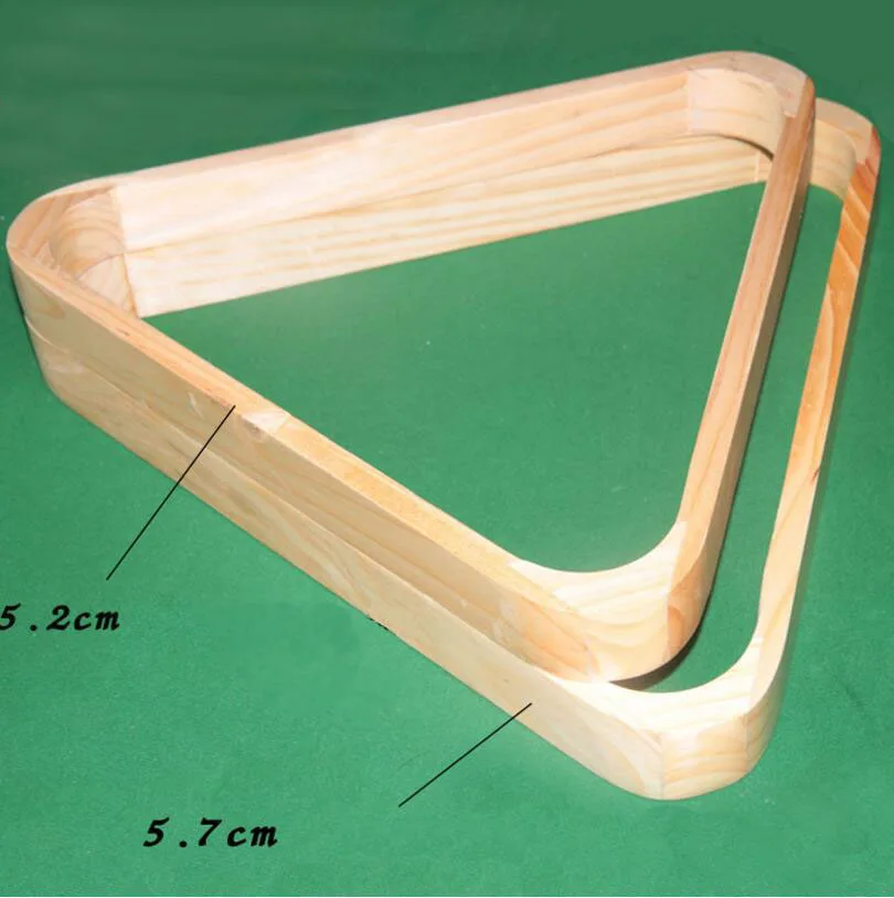 Фото Новое прибытие деревянный бильярдный треугольник стойка 52 мм/57 - купить
