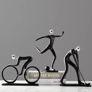 Modern black Sports figure craft figurines home decor handicraft room decorations office resin crafts accessories birthday gift
Modern black Sports figure craft figurines home decor handicraft room decorations office resin crafts accessories birthday gift