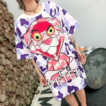 European station Thailand street fashion 2019 summer new cartoon letter printing beaded loose long sweet T-shirt female
European station Thailand street fashion 2019 summer new cartoon letter printing beaded loose long sweet T-shirt female
