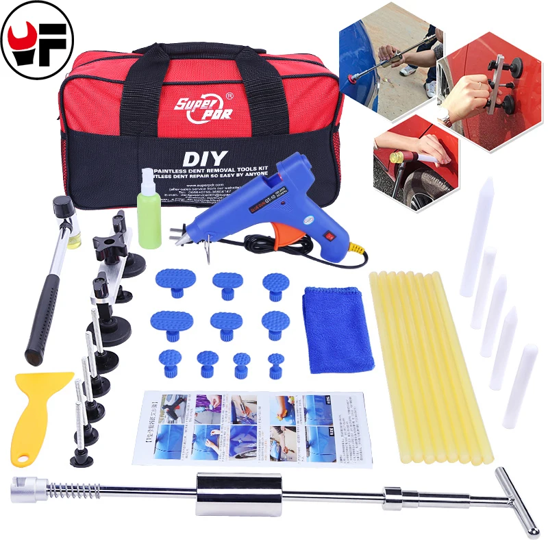 Car Dent Repair Tools Kit Paintless Removal Dent Repair Tools Dent Repair Straightening Instruments Ferramentas DN163
Car Dent Repair Tools Kit Paintless Removal Dent Repair Tools Dent Repair Straightening Instruments Ferramentas DN163