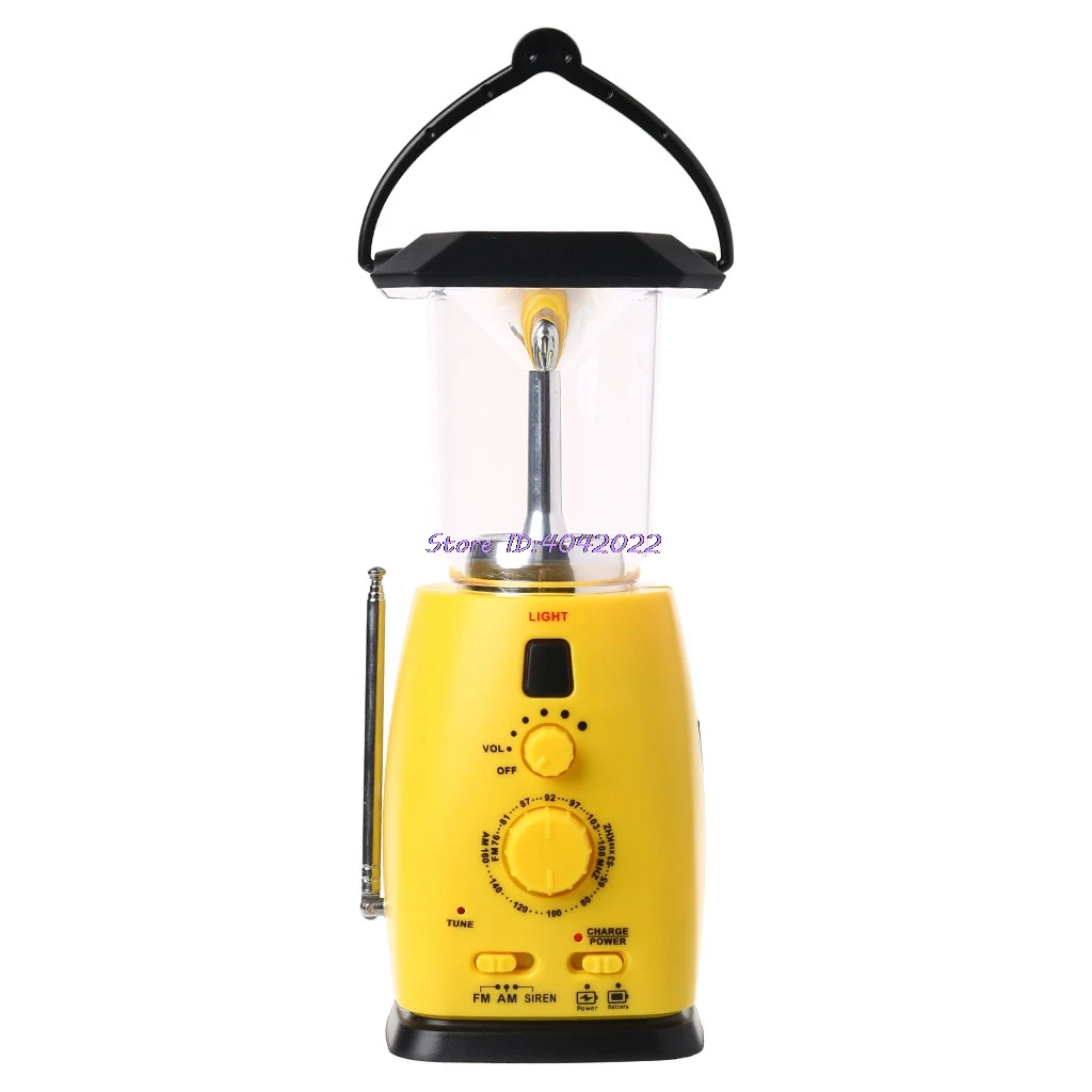 Multi-functional Solar/ Dynamo Powered LED Camping Lantern with AM/FM NOAA Radio
Multi-functional Solar/ Dynamo Powered LED Camping Lantern with AM/FM NOAA Radio