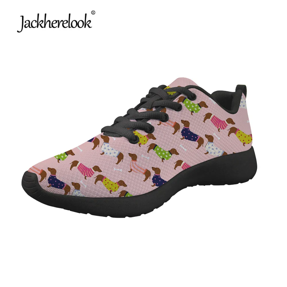 Jackherelook Cute Animal Dachshund Dog Prints Women's Flats Shoes Casual Sneakers Spring Summer Fashion Lace Up Mesh Shoes Woman
Jackherelook Cute Animal Dachshund Dog Prints Women's Flats Shoes Casual Sneakers Spring Summer Fashion Lace Up Mesh Shoes Woman