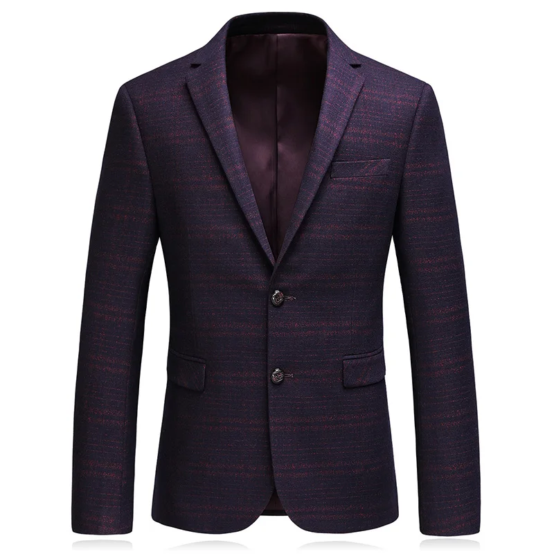 2019 Autumn New Style Blazer Men's Business Casual Suit Jacket Men's Single Breasted Coat Jacket Classic Stripe Blazer Men
2019 Autumn New Style Blazer Men's Business Casual Suit Jacket Men's Single Breasted Coat Jacket Classic Stripe Blazer Men