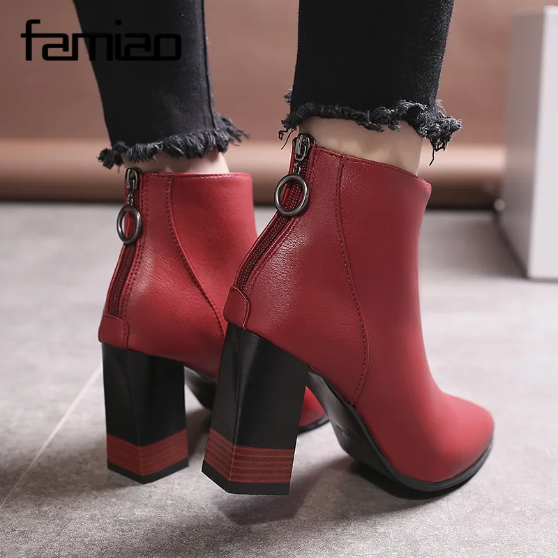 Womenr High Ankle Shoes Boots Wine Red Flock Leather Plus Size Zipper Shoes Winter Women Boots Suede Female Side Zipper Martin
Womenr High Ankle Shoes Boots Wine Red Flock Leather Plus Size Zipper Shoes Winter Women Boots Suede Female Side Zipper Martin