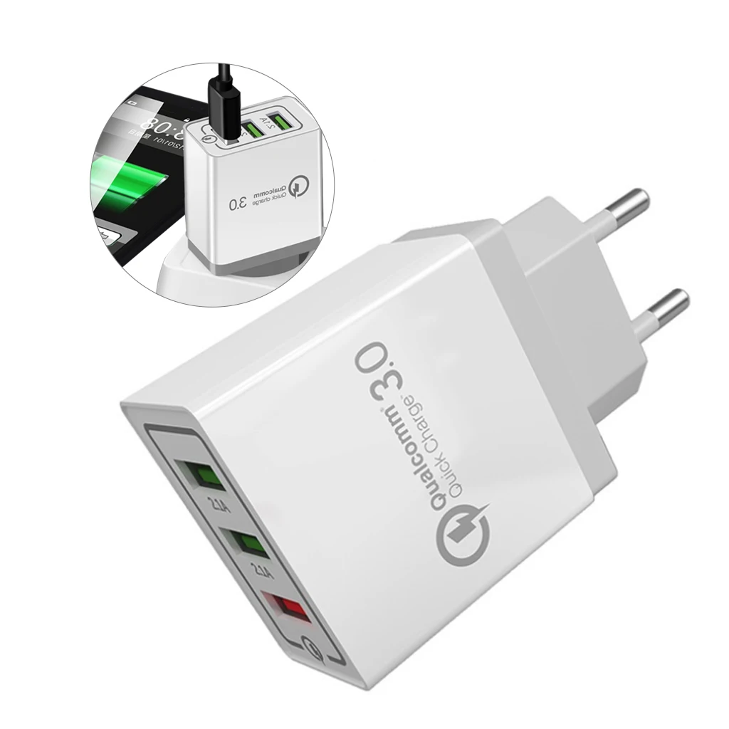 Universal QC3.0 18W USB Fast Charging 3.0V 3A for Iphone 5 7 8 US EU Mobile Phone Plug Fast Charging Charger for Samsug Huawei
Universal QC3.0 18W USB Fast Charging 3.0V 3A for Iphone 5 7 8 US EU Mobile Phone Plug Fast Charging Charger for Samsug Huawei
