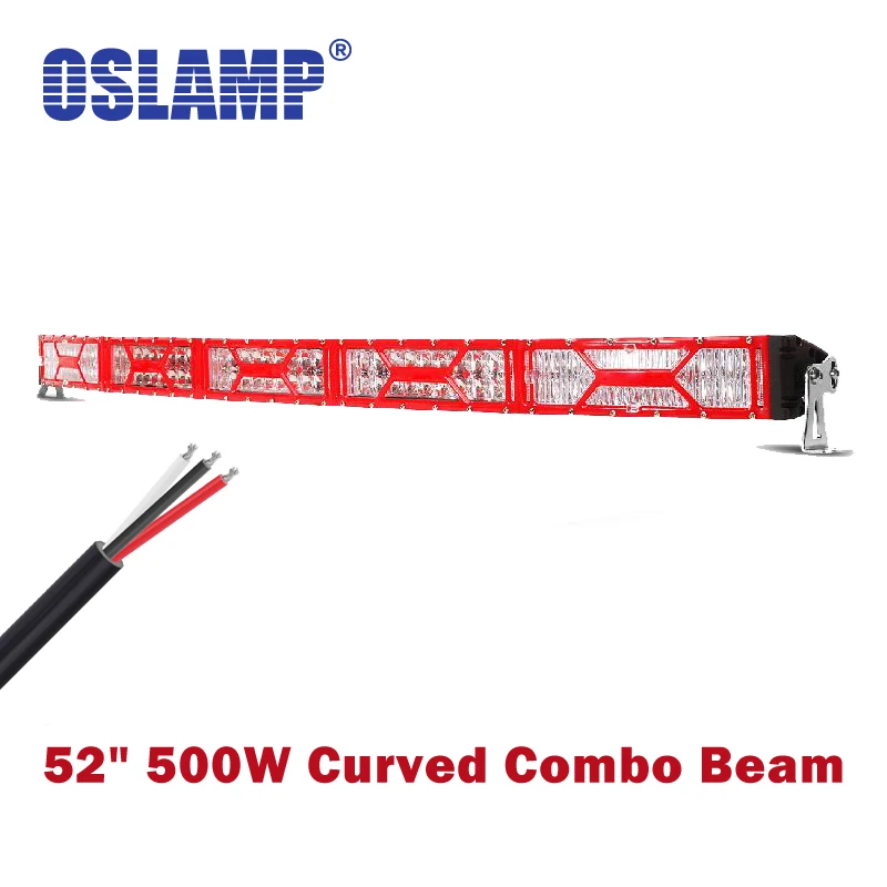 Oslamp 500W 52" Spot + Flood Combo LED Work Light Bar 12V 24V 6000K Led Auto Driving Lamp for Car SUV ATV RZR UTV Truck Led Bar
Oslamp 500W 52" Spot + Flood Combo LED Work Light Bar 12V 24V 6000K Led Auto Driving Lamp for Car SUV ATV RZR UTV Truck Led Bar