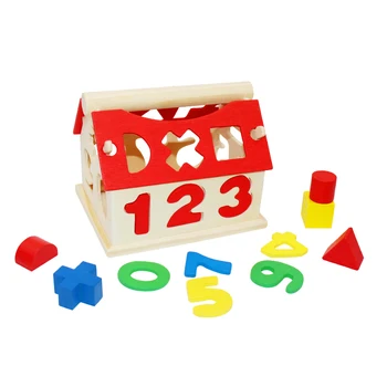 Wooden Toy House Intellectual Souptoy Kid Building Block Numbers Multicolor NSV775
Wooden Toy House Intellectual Souptoy Kid Building Block Numbers Multicolor NSV775