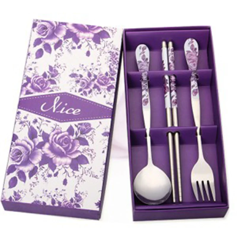 Dinnerware Set Spoon + fork + Chopsticks + Box Cutlery Stainless Steel 3-in-1 Chinese Style Tableware Dropshipping
Dinnerware Set Spoon + fork + Chopsticks + Box Cutlery Stainless Steel 3-in-1 Chinese Style Tableware Dropshipping