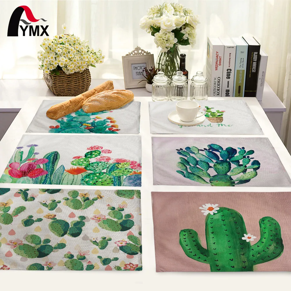 Tropical Plant Cactus Pattern Table Mat Table Napkin For Wedding Table Placemat Dining Accessories Kitchen Decoration
Tropical Plant Cactus Pattern Table Mat Table Napkin For Wedding Table Placemat Dining Accessories Kitchen Decoration