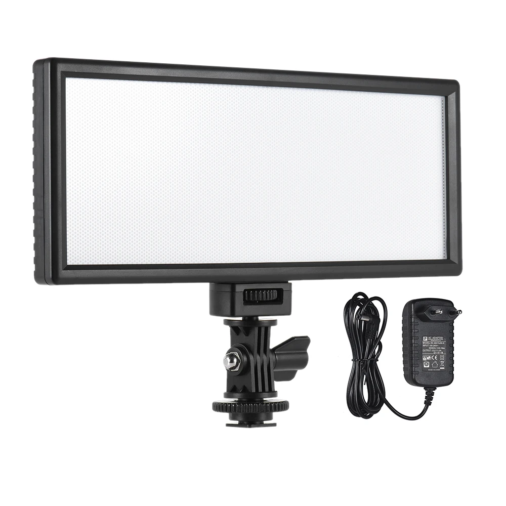 Viltrox L132T Professional Ultra-thin 3300K-5600K Bi-Color Dimmable LED Video Light with Power Adapter for DSLR Camera Camcorder
Viltrox L132T Professional Ultra-thin 3300K-5600K Bi-Color Dimmable LED Video Light with Power Adapter for DSLR Camera Camcorder