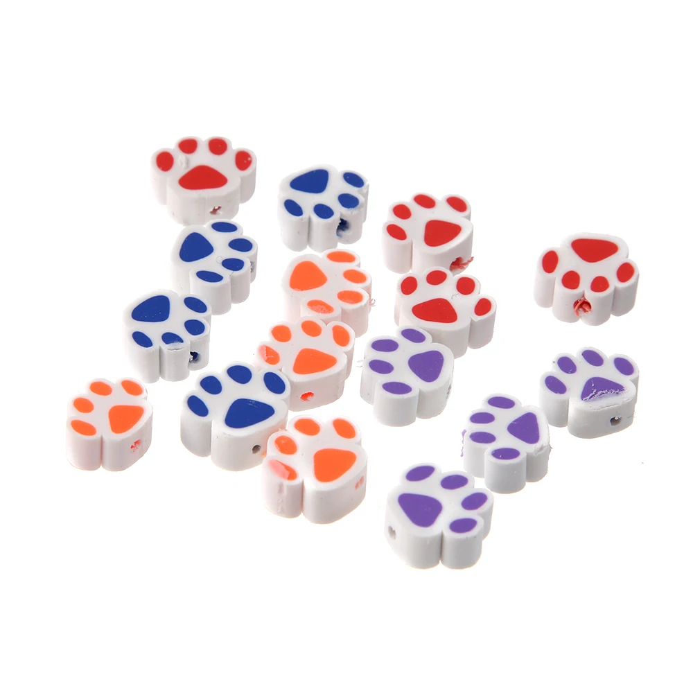 New 100PCS/Lot Fimo Animal Paw shape Beads Polymer Clay Beads Polymer Clay Spacer Beads Mixed Color DIY Jewelry Making
New 100PCS/Lot Fimo Animal Paw shape Beads Polymer Clay Beads Polymer Clay Spacer Beads Mixed Color DIY Jewelry Making