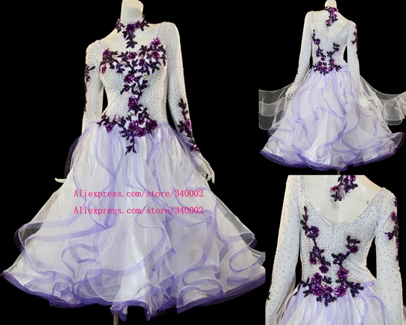 Ballroom Competition Dance Dress Women High Quality White Color Ballroom Skirt Adult Standard Ballroom Waltz Dance Dresses
Ballroom Competition Dance Dress Women High Quality White Color Ballroom Skirt Adult Standard Ballroom Waltz Dance Dresses
