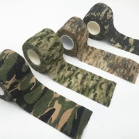 Hot Sale 5cmx4.5m Army Camo Outdoor Hunting Shooting Tool Camouflage Stealth Tape Waterproof Wrap Durable image