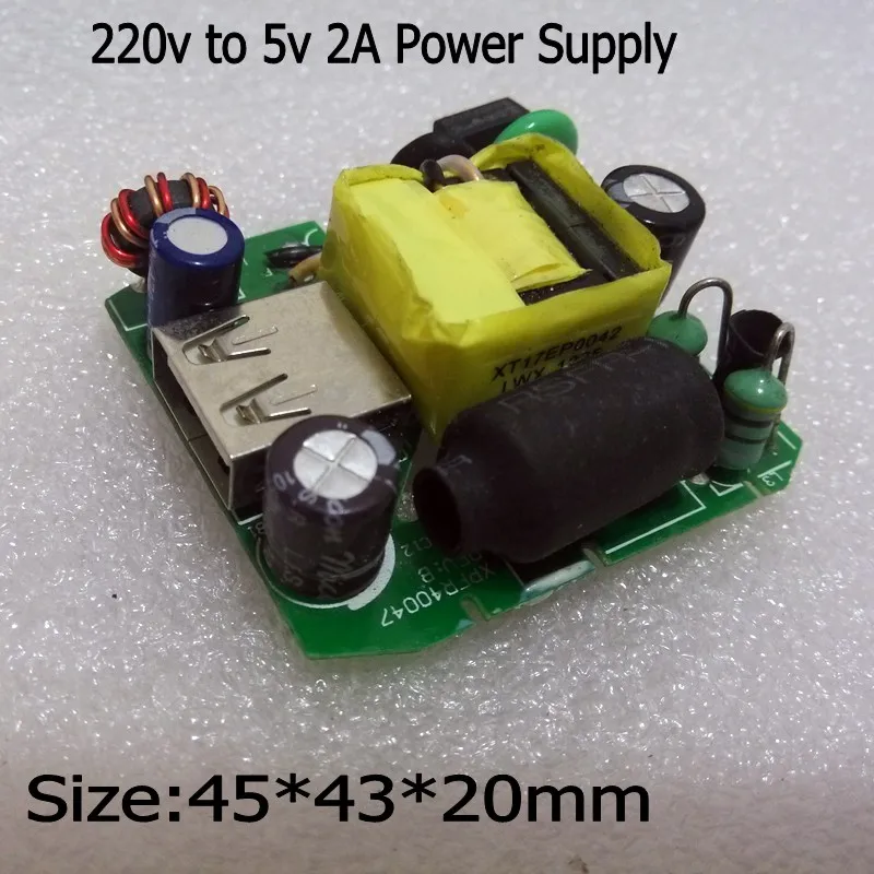 1Pcs 220 V to 5V 2A AC - DC Isolated power supply module transformer 220 to 5v Switching Power Supply X8993
1Pcs 220 V to 5V 2A AC - DC Isolated power supply module transformer 220 to 5v Switching Power Supply X8993