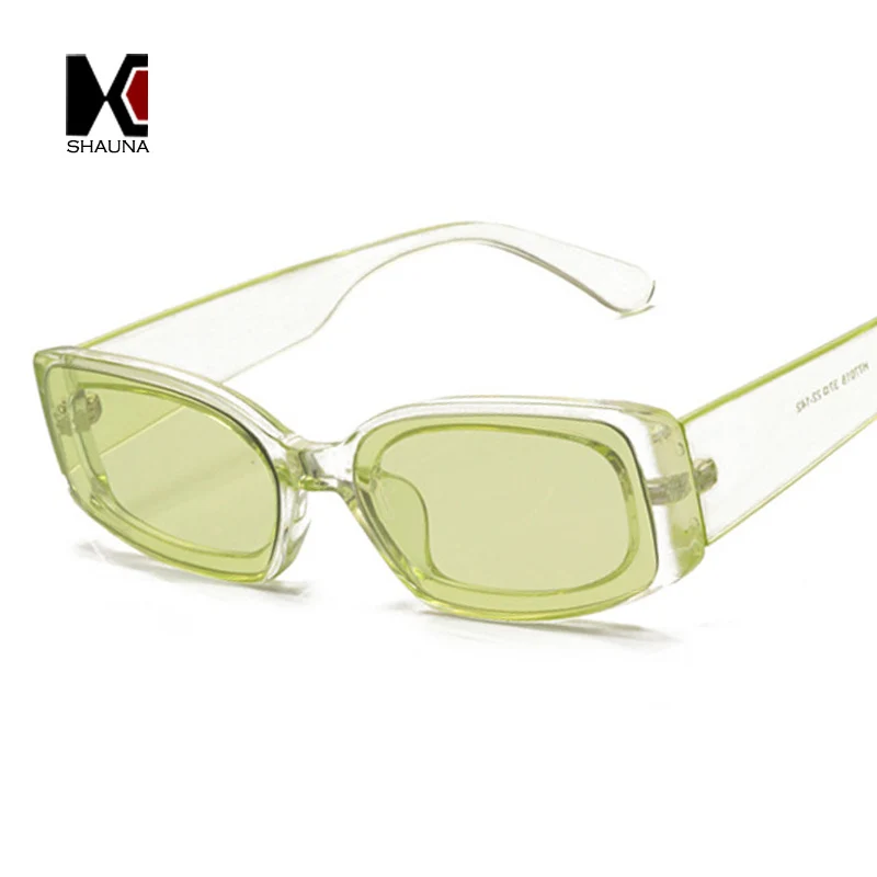 SHAUNA Fashion Candy Colors Rectangle Square Sunglasses Women Clear Rose Green Blue Men Shades UV400
SHAUNA Fashion Candy Colors Rectangle Square Sunglasses Women Clear Rose Green Blue Men Shades UV400