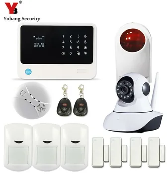 YobangSecurity Touch Screen WiFi GSM Wireless Home Security Alarm System APP Control IP Camera Outdoor Siren Fire Smoke Alarm
YobangSecurity Touch Screen WiFi GSM Wireless Home Security Alarm System APP Control IP Camera Outdoor Siren Fire Smoke Alarm