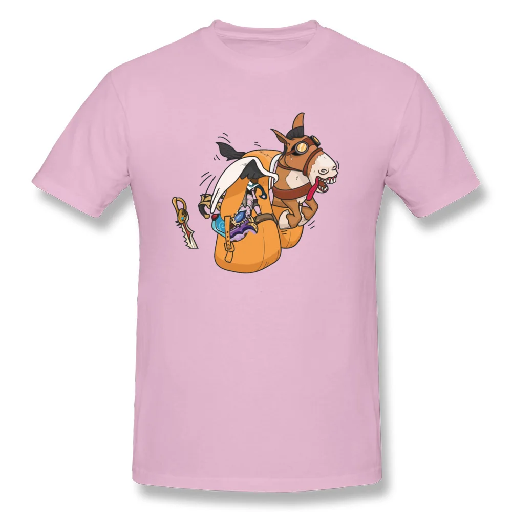 Donkey courier 173 comfortable T Shirts for Men All Cotton Thanksgiving Day T Shirt Tshirts Short Sleeve 2018 Popular Crew Neck Donkey courier 173 pink