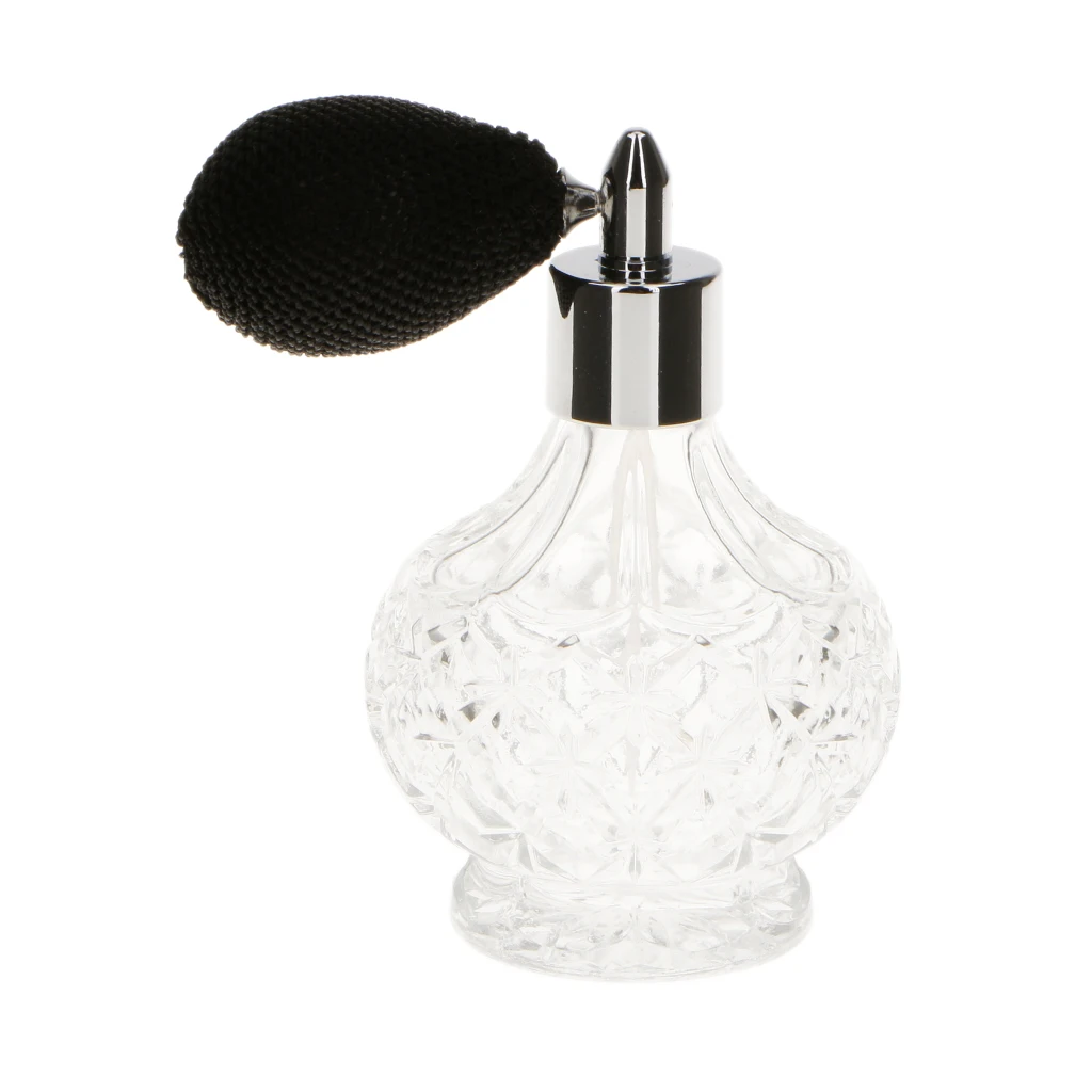 100ML Fashion Perfume Bottle Short Spray Atomizer Refillable Bottle Containers Vintage Glass Perfume Bottles 100ML Fashion Perfume Bottle Short Spray Atomizer Refillable Bottle Containers Vintage Glass Perfume Bottles