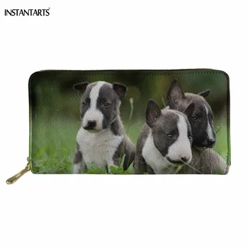 INSTANTARTS Cute 3D Puppies Bull Terrier Print Long PU Leather Wallet for Women Men Brand Zipper Purse Money Card Holder Clutch
INSTANTARTS Cute 3D Puppies Bull Terrier Print Long PU Leather Wallet for Women Men Brand Zipper Purse Money Card Holder Clutch
