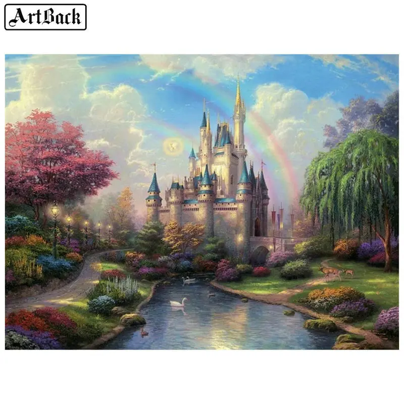 Full square / round drill diamond painting castle rainbow 5d mosaic landscape pattern 3d diamond embroidery artwork
Full square / round drill diamond painting castle rainbow 5d mosaic landscape pattern 3d diamond embroidery artwork