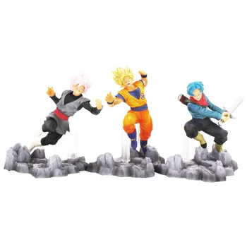 Approx 13-15cm 3pcs/lot Dragon Ball Super Saiyan Son GoKu Kakarot Trunks Black Son Goku PVC Action Figure Collection Toy
Approx 13-15cm 3pcs/lot Dragon Ball Super Saiyan Son GoKu Kakarot Trunks Black Son Goku PVC Action Figure Collection Toy